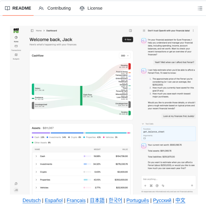 tom_doerr's tweet image. Personal finance app with AI assistant

github.com/we-promise/sur…