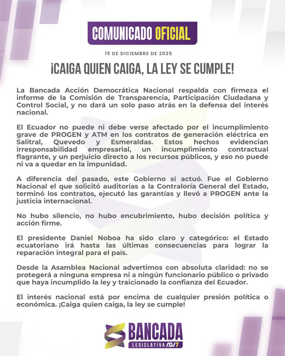 Bancada ADN tweet media