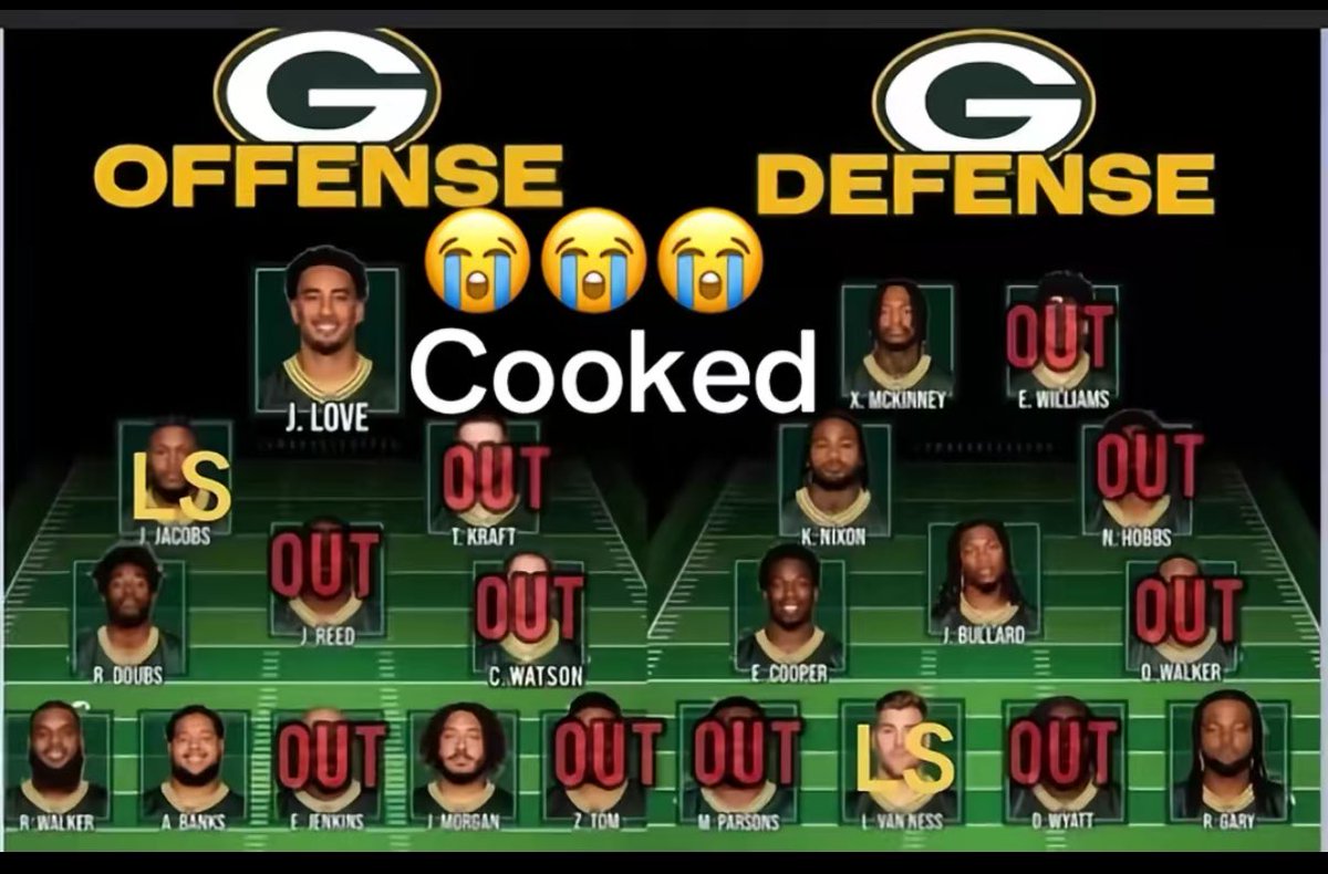 “Biggest Bears vs Packers game in years” 

Son we just tryna come out of this one alive ✌️😭