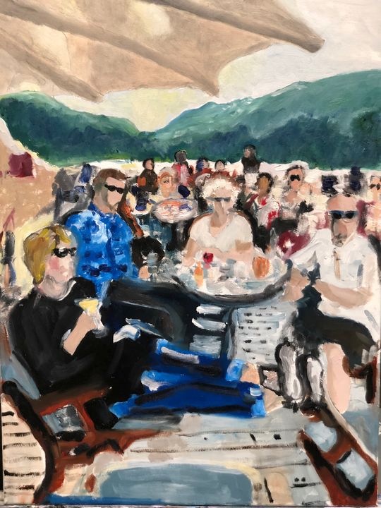 RGF52's tweet image. Art of the Day! "The Happy Hour". Buy at: ArtPal.com/robertgfishman…