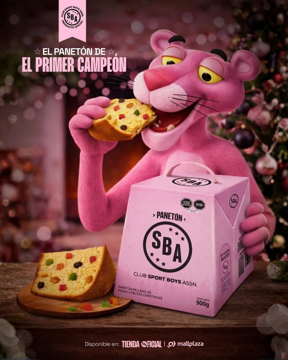 Nosotros ya adquirimos nuestro Panetón de El Primer Campeón 🩷💪🏻

Sigamos comprando productos oficiales y apoyando a nuestro club. 👊🏻

- Lo pueden encontrar en la tienda oficial del club ubicado en el MallPlaza Bellavista. 

¡Vamos Boys!

#BPJR1991