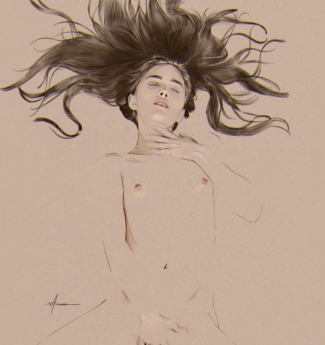 Arca_num_'s tweet photo. 'Heavenly' a quick sketch of the beautiful @Jia_Lissa , what do you think? https://t.co/Qi5ef9VsU8