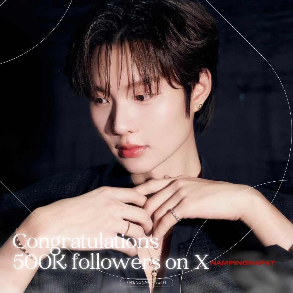 🐰 #HalfMillionLoveNP
NAMPINGNAPAT X 500K

Congratulations for 500K followers 
many more to come 🤍

<a href="/nampingnapat/">Namping</a> 
♡ #nampingster ♡
「 * #KengNamping #เก่งน้ำปิง * 」
