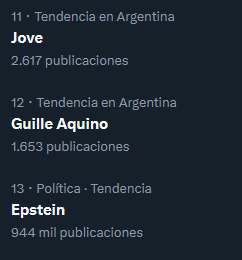 Diciembre anda en una.