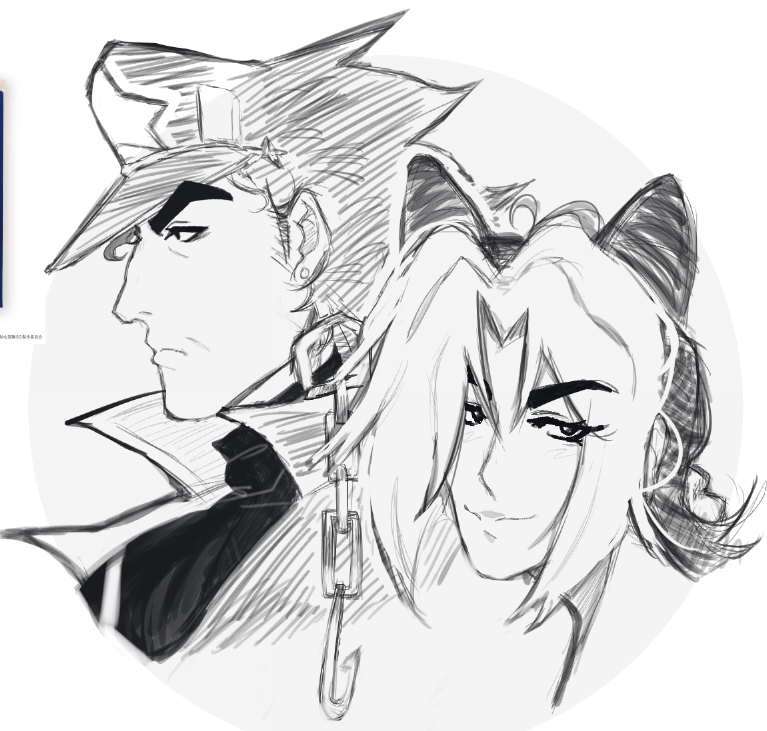 (#jjba) jotaro and jolyne i miss u every day. mye kujos