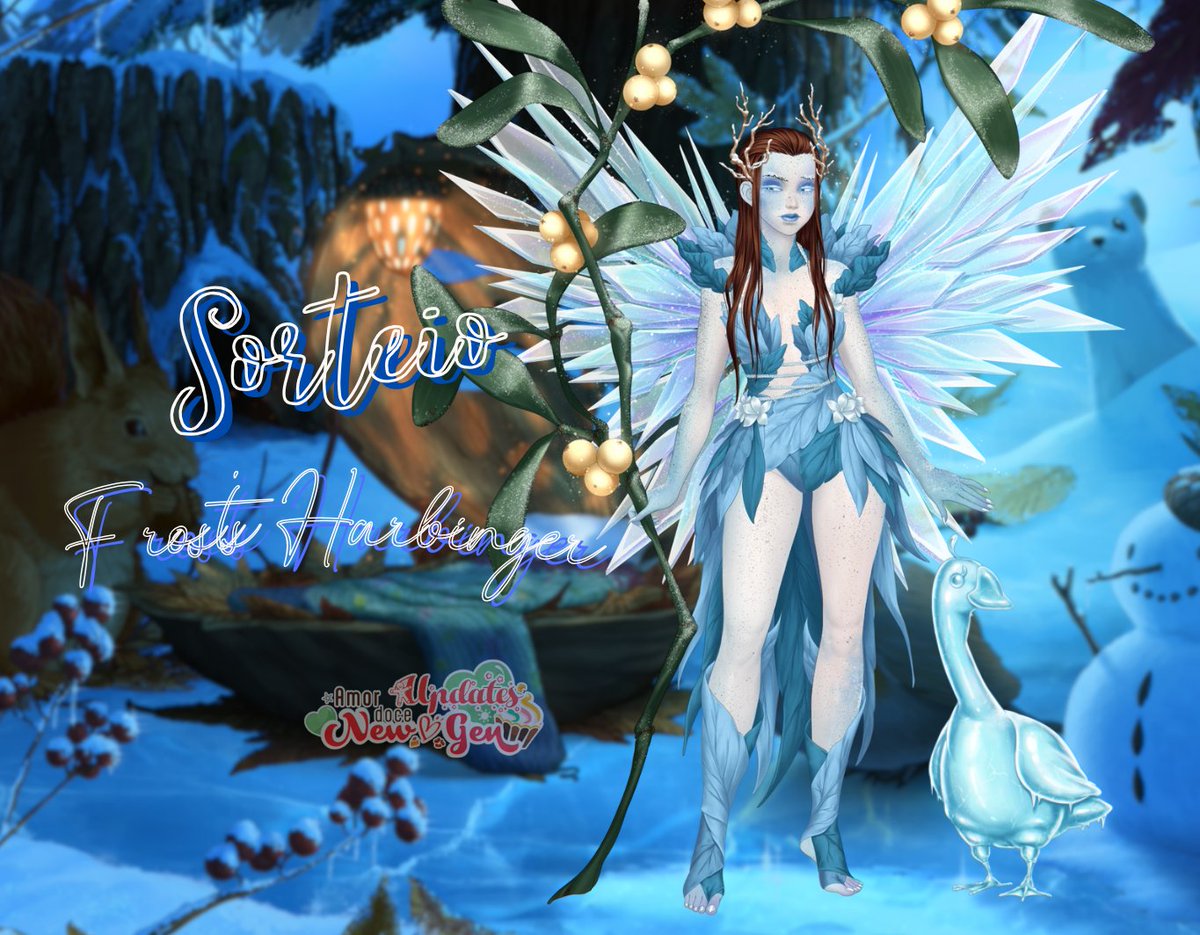 ❄️| SORTEIO – Frost’s Harbinger Pack

Para participar: 
- RT + FAV
- Seguir <a href="/UpdatesADNewgen/">Updates Newgen 🧁</a> 

Resultado: 24/12 às 14h (BRT)

Boa sorte! ☃️