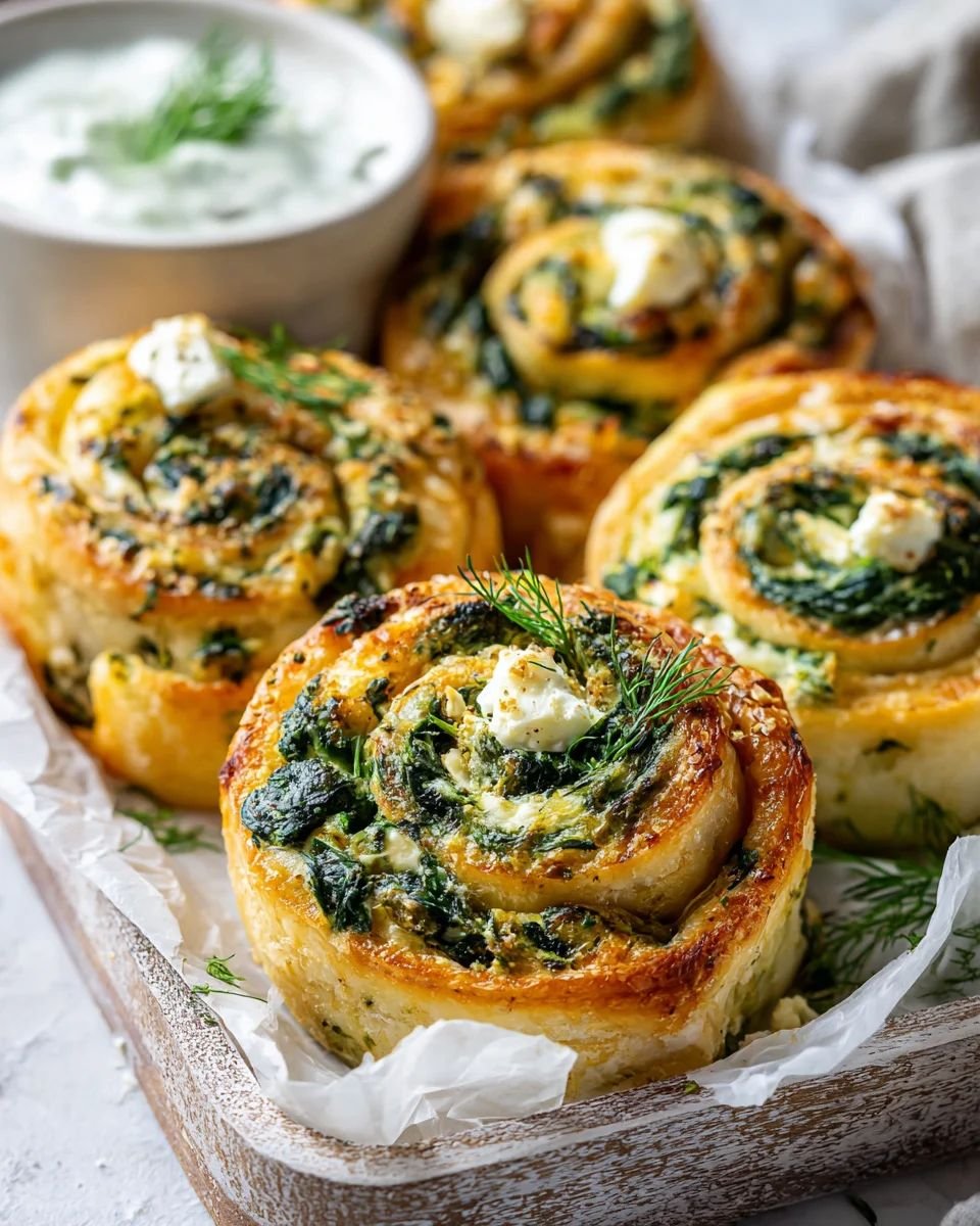 ann_ann886's tweet image. Spinach &amp;amp; Feta Pastry Rolls