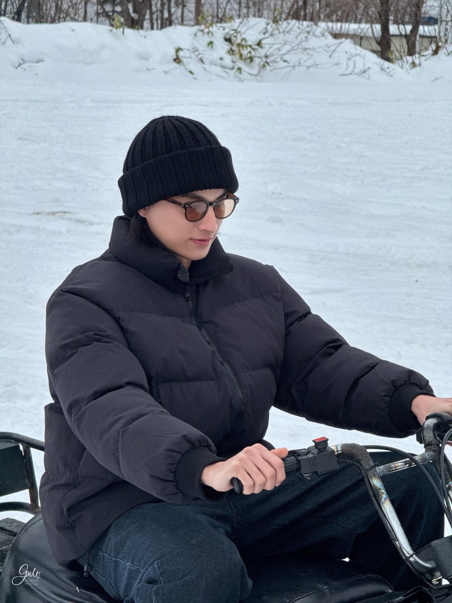 Gulfkanawutofc's tweet image. น้องกลัฟแอบไปซ้อมขี่ Snowmobile มาแล้วน้าาา 

#FBFTwithGULFinHokkaido
#GulfinHokkaido