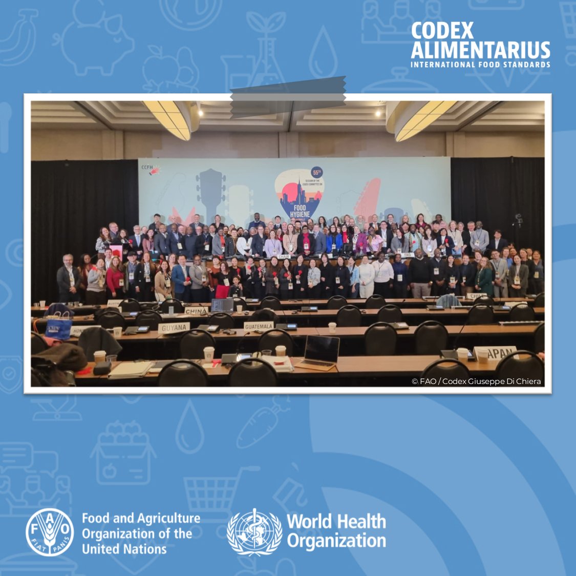 FAOWHOCodex's tweet photo. 📰 | #CodexNews | Codex committee wraps up Nashville meeting concluding work on water.
➕ℹ️➡️ https://t.co/prMznYVnQT
#CCFH55 | #FoodSafety https://t.co/R34fJRngXV