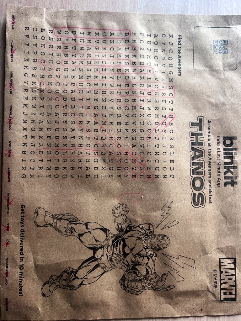 MJathliya's tweet photo. My 6-year-old, Ivaan, absolutely loves solving the puzzles on Blinkit carry bags 😊 Such a thoughtful and creative initiative!

@deepigoyal @letsblinkit @zomato https://t.co/RQCcIf7G0W
