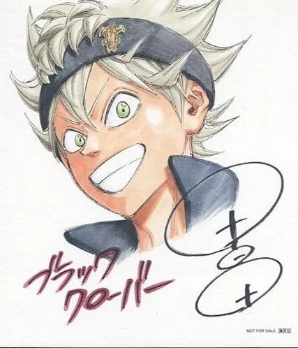 「Seeing the OG 2016 Black Clover shikishi」|d o n n a 🎨🖌coloring comms openのイラスト