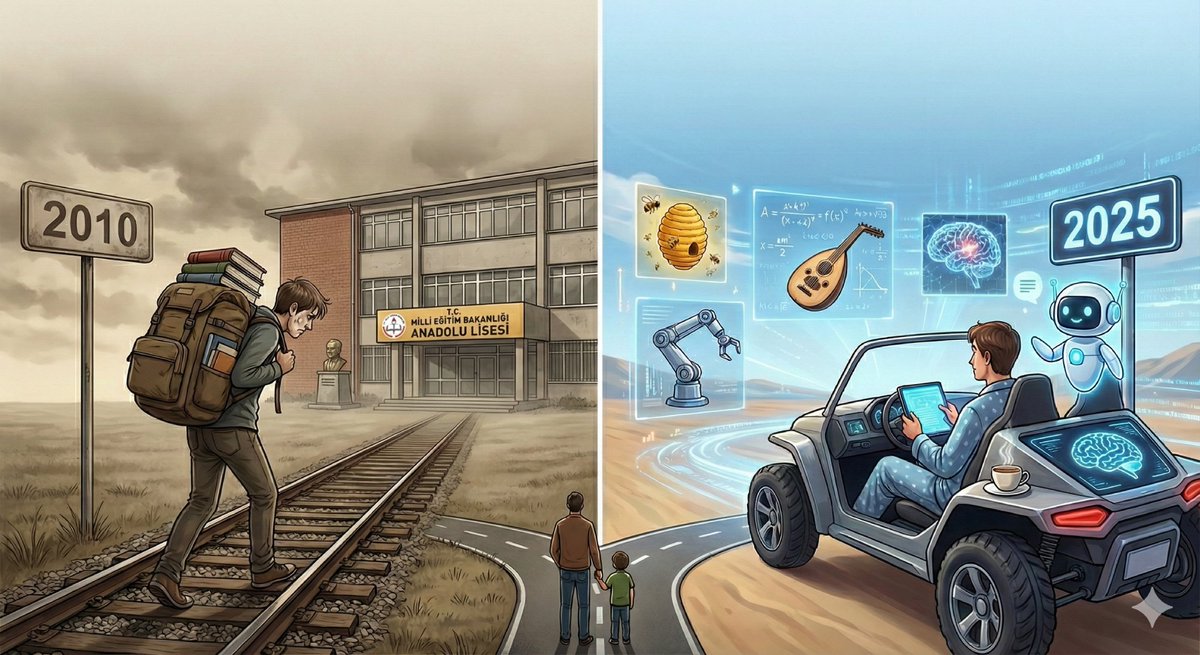 Çocuklarımı Okula Göndermek İstemiyorum

Bir düşünün: Yıl 2010, üniversiteye yeni başlamışsınız. Elinizde kalın kalın ders kitapları, cebinizde fotokopi parası, kafanızda "bu dersi geçsem de kurtulsam" düşüncesi.
Hocayı dinliyorsunuz...
kerimsarigul.com/yapay-zeka/coc…