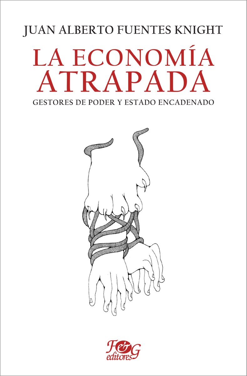 FigueroaSarti's tweet image. Ahora que el @cacifguatemala, una vez más, nos quiere convencer de lo dañino del salario mínimo, y su preocupación por el desarrollo del país y el bienestar de los trabajadores, es un buen momento para leer, o releer, “La economía atrapada. Gestores de poder y Estado encadenado”.