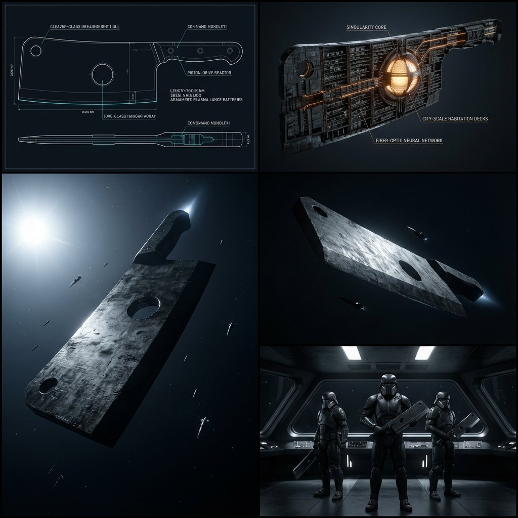 From Kitchen to Cosmos: Utensils as Warships