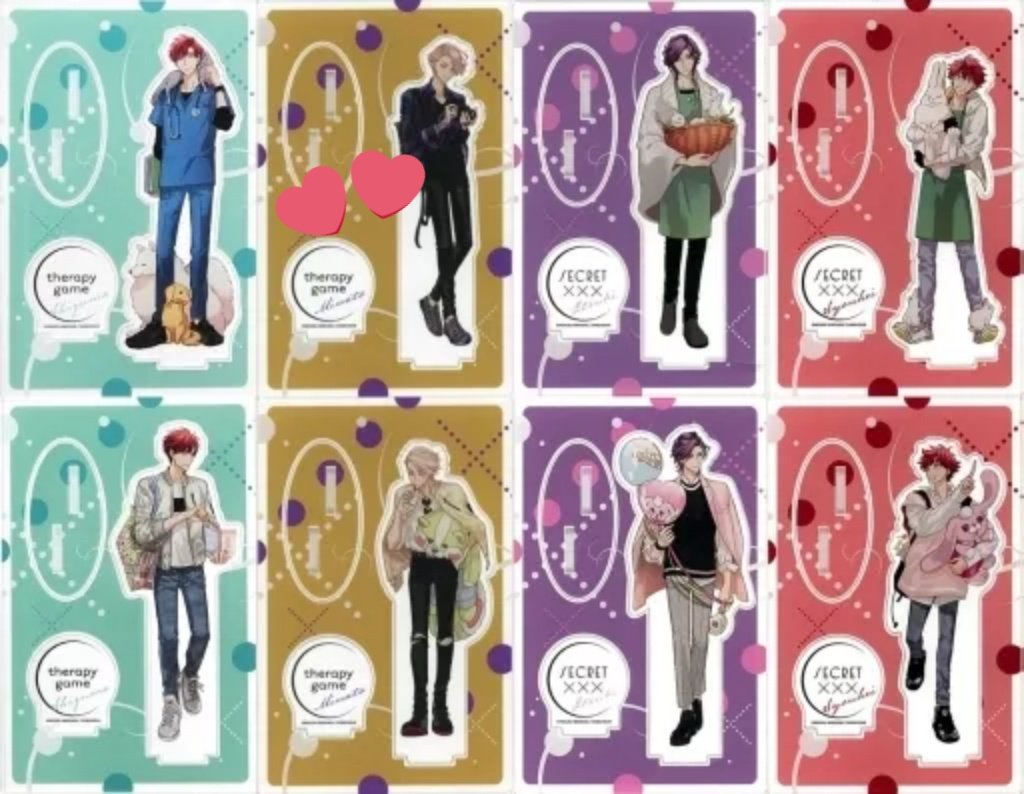 シークレット×××　セラピーゲーム　アクリルスタンド　私服　仕事着　全8種 交換】セラピーゲーム トレーディング アクリルスタンド (譲) 画像①