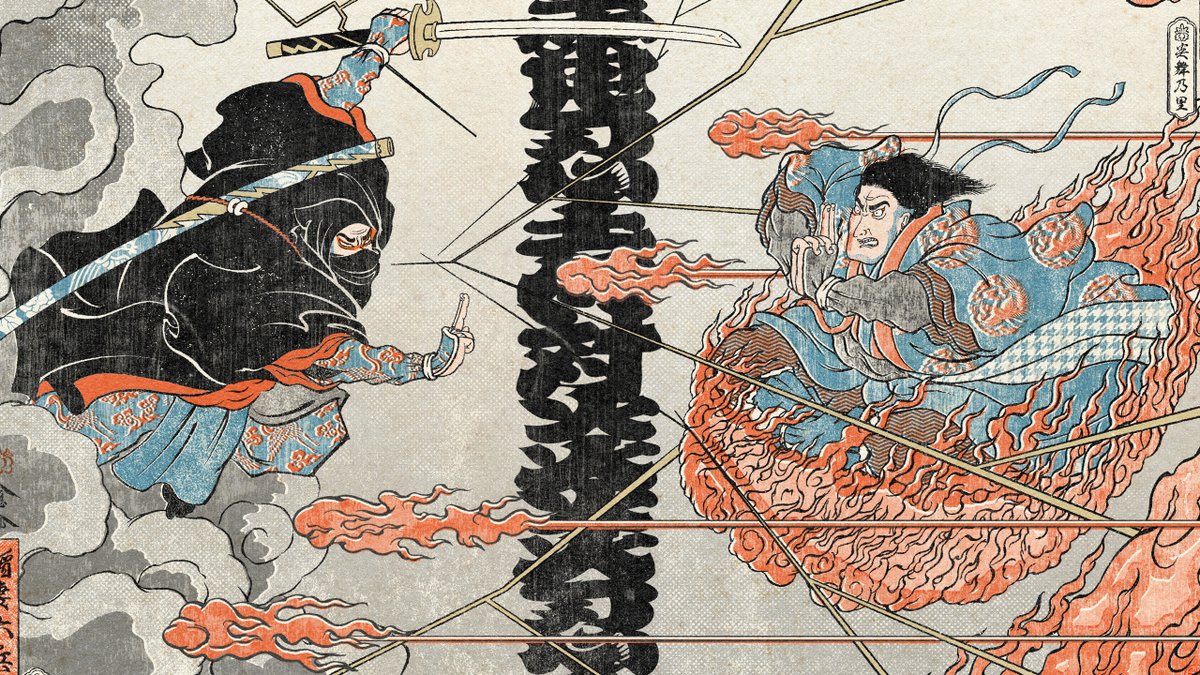 Razer's tweet image. Where tradition meets imagination. Explore Japanese ukiyo-e artistry blended into history with ICHIRAKU STUDIO’s official wallpaper collection.

Download on Razer Axon: rzr.to/ICHIRAKUSTUDIO