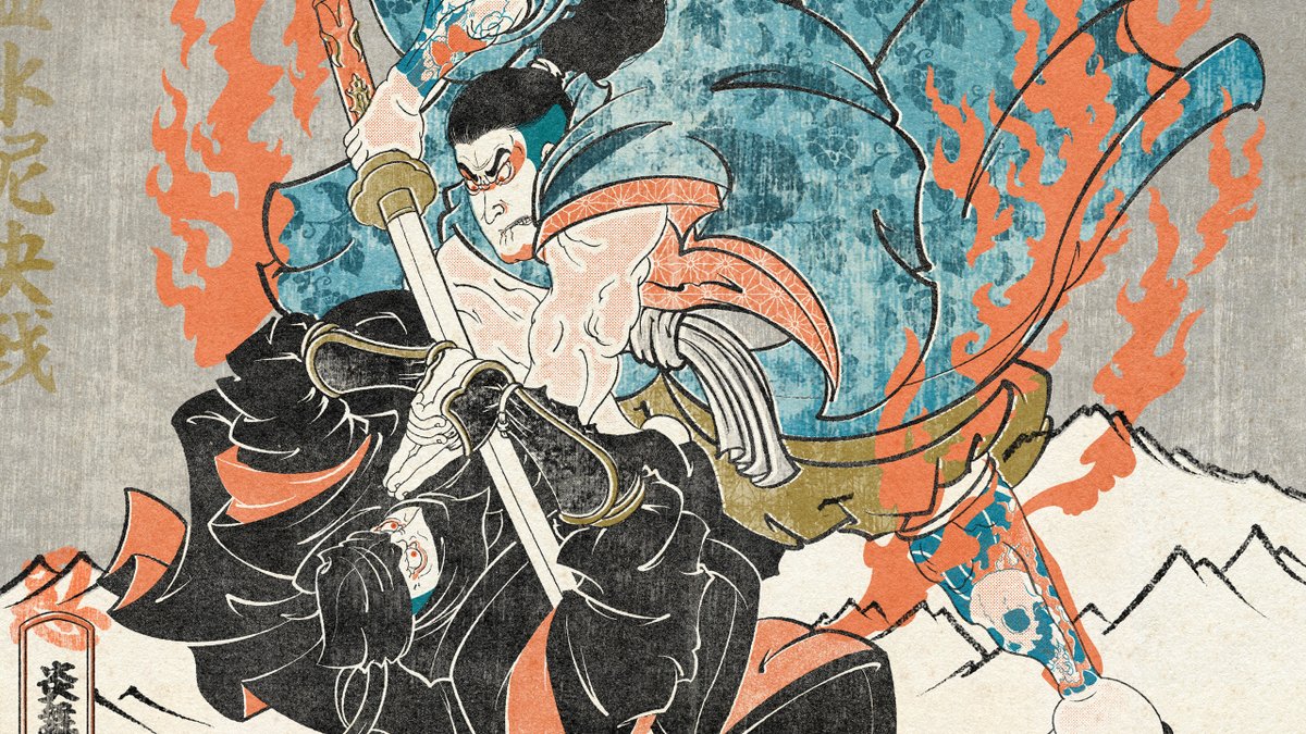 Razer's tweet image. Where tradition meets imagination. Explore Japanese ukiyo-e artistry blended into history with ICHIRAKU STUDIO’s official wallpaper collection.

Download on Razer Axon: rzr.to/ICHIRAKUSTUDIO