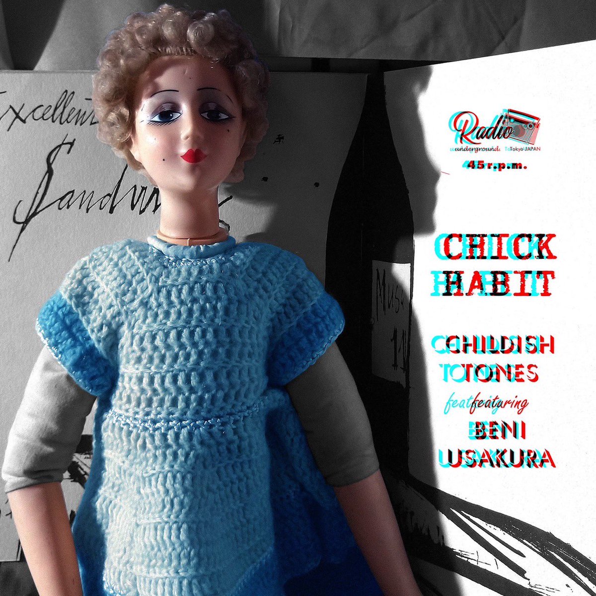 CHILDISH TONESの新しい7"が発売中です！April March経由のFrance Gallカヴァー「CHICK HABIT」とネモト・ド・ショボーレ作のオリジナル曲「MY BRAIN IS HAPPY SAD」が収録！
Time Bombにてオンラインでも取り扱いが開始しました！レトロな3Dメガネ付き！👓
試聴もぜひ👂 timebomb.co.jp/products/rs-004