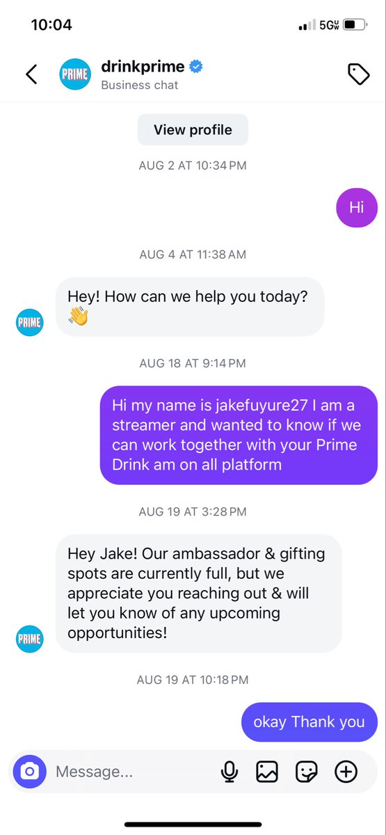 Hey <a href="/PrimeHydrate/">DrinkPrime</a> <a href="/LoganPaul/">Logan Paul</a> why did you never get back to me??