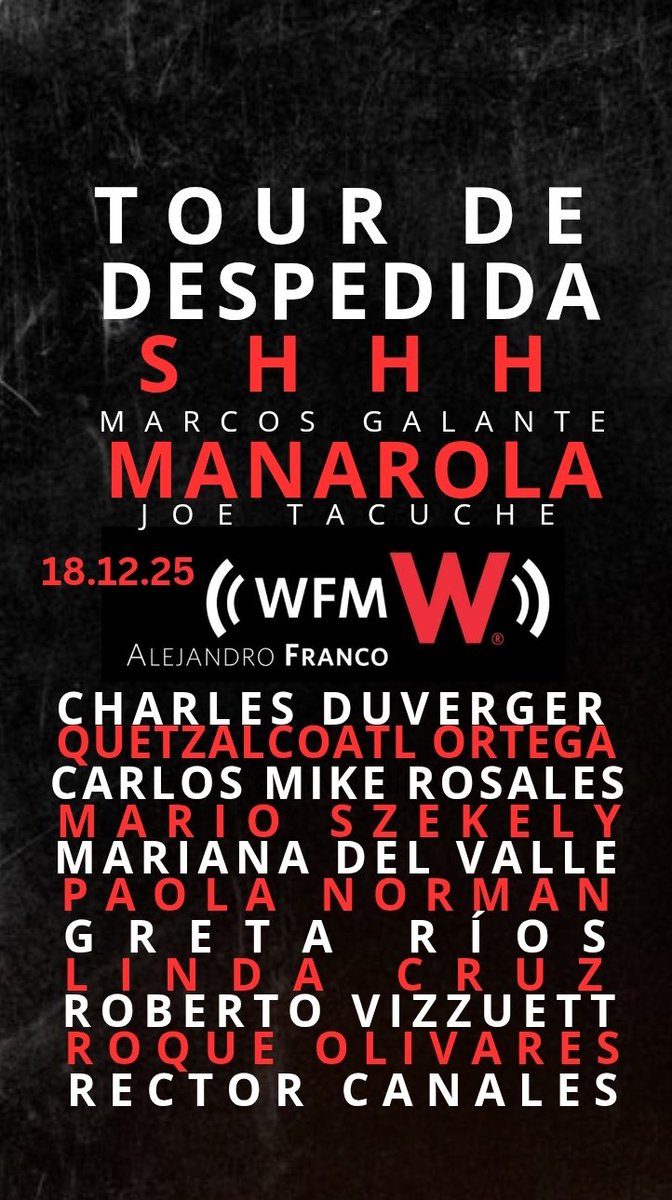 WFM con Alejandro Franco. tweet media