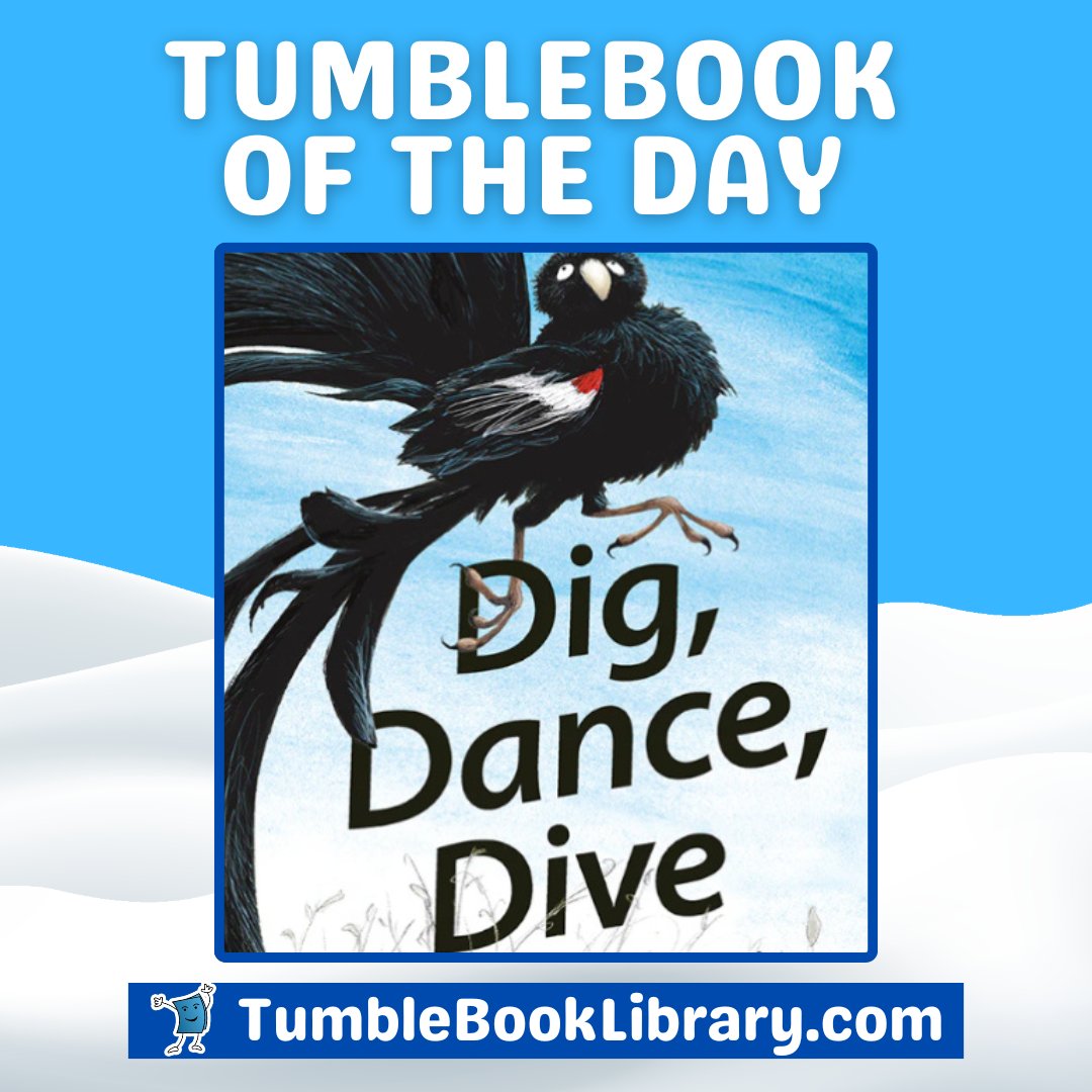 TumbleBooks's tweet image. TumbleBook of the Day! 🐦

Dig, Dance, Dive: How Birds Move to Survive by Jane Yolen, illustrated by Jason Stemple explores the fascinating ways birds move to eat, escape, and thrive.

📚 Read it today daily.tumblebooks.com

#KidsLit #NonfictionForKids #BirdBooks #STEMReads