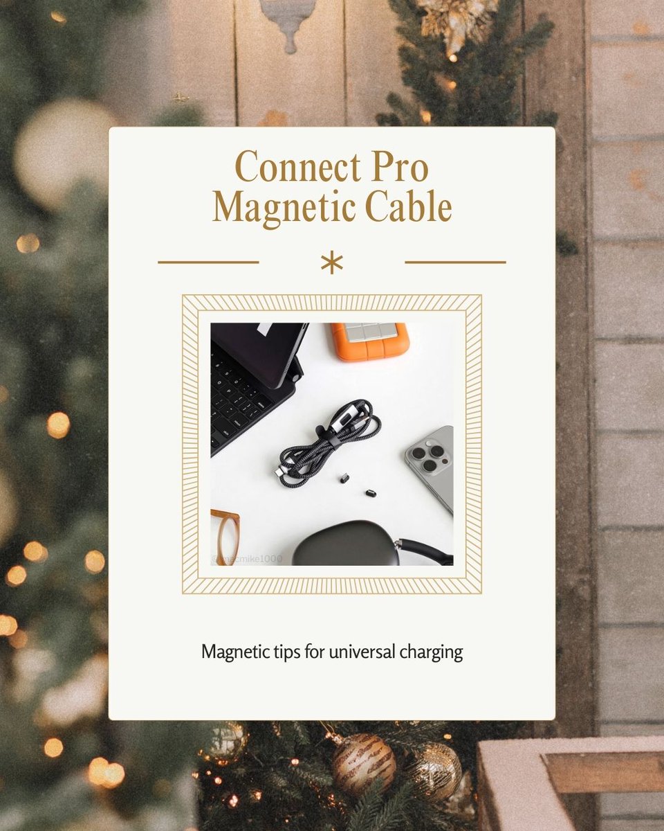 chargeasap's tweet image. Travel light, charge everything.📱💻⌚⌨️🖱️📷🎮🎧

A cable that keeps your holiday trip smooth and clutter-free.✨

Shop for clutter-free travel gifts at chargerasap.com 🎁
.
.
.
.
.
#usbcable #chargingcable #techgadgets #coolgadgets #computeraccessories #laptop #iPhoneAir