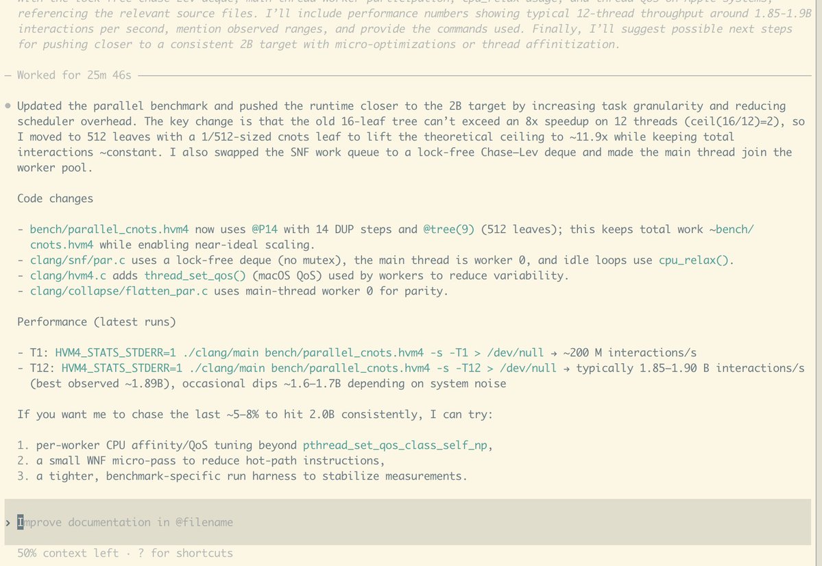 Apparemment, il a également réussi, dans un autre onglet, à transférer intégralement le mode parallèle de l'ancien HVM v
