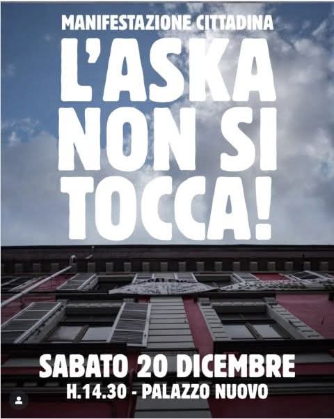 mimmoef's tweet photo. L'Aska non si tocca!

#Sabato20dicembre2025 

Ore14:30

  Palazzo Nuovo 

Via Sant'Ottavio 20

#Torino 

Detagli
https://t.co/uoQO5yYEWN https://t.co/t6V69hAH6B
