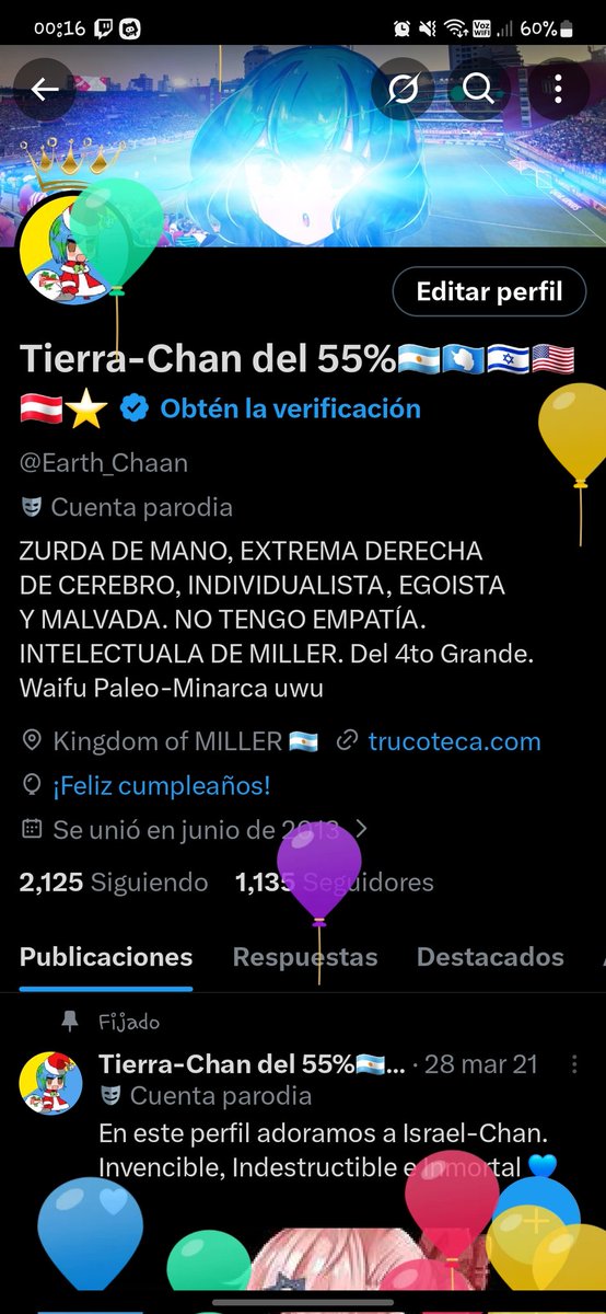 Globitos en mi perfil uwuwu