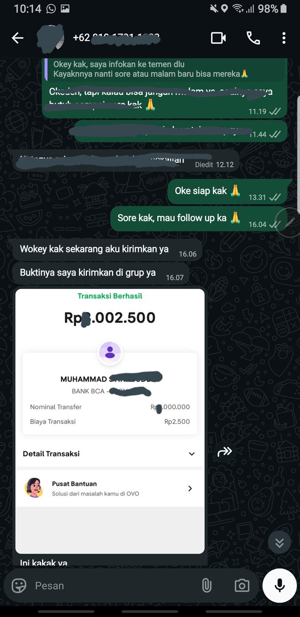 tarohadju's tweet photo. Alkhamdulillah, kita masih open ya kak 🙏, nanti bisa tanya" dulu saja 🙏

#jokiweb #joki #jokiskripsi #jokiwebsite #zonauang #zonajajan https://t.co/Ul2XJjS356