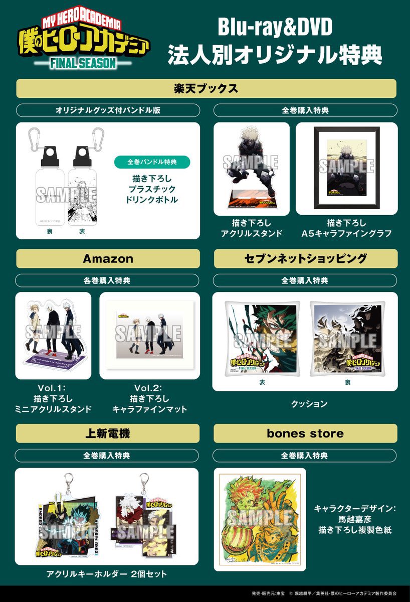 僕のヒーローアカデミア FINAL SEASON Blu-ray & DVD vol.2のメーカー
