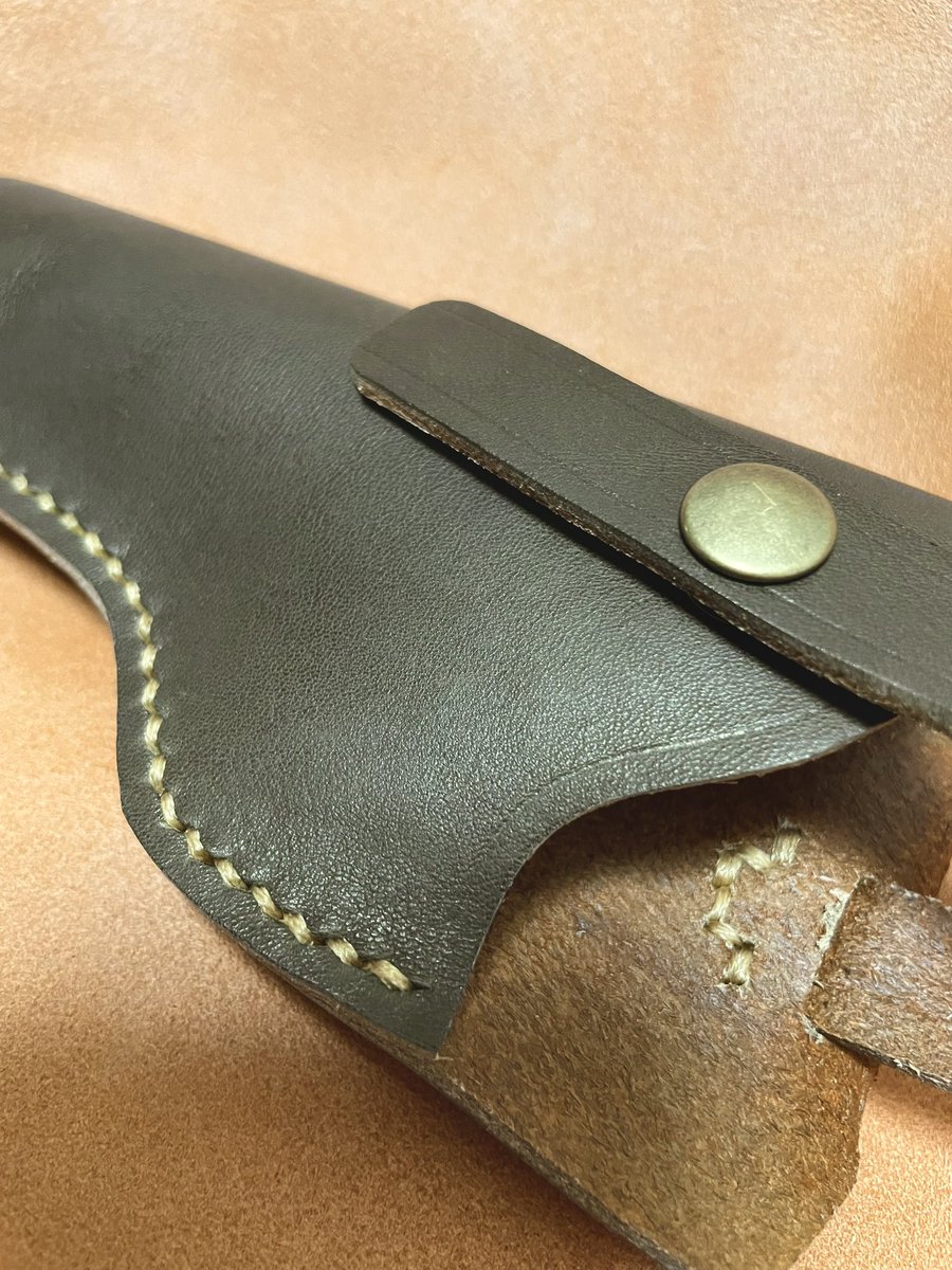 FN M1910用左利きレザーホルスター イタリア産タンニン鞣し本革を使用