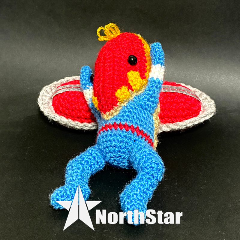 今日のベビーメトロン #哀愁メトロン #wf2026w #あみぐるみ #ハンドメイド