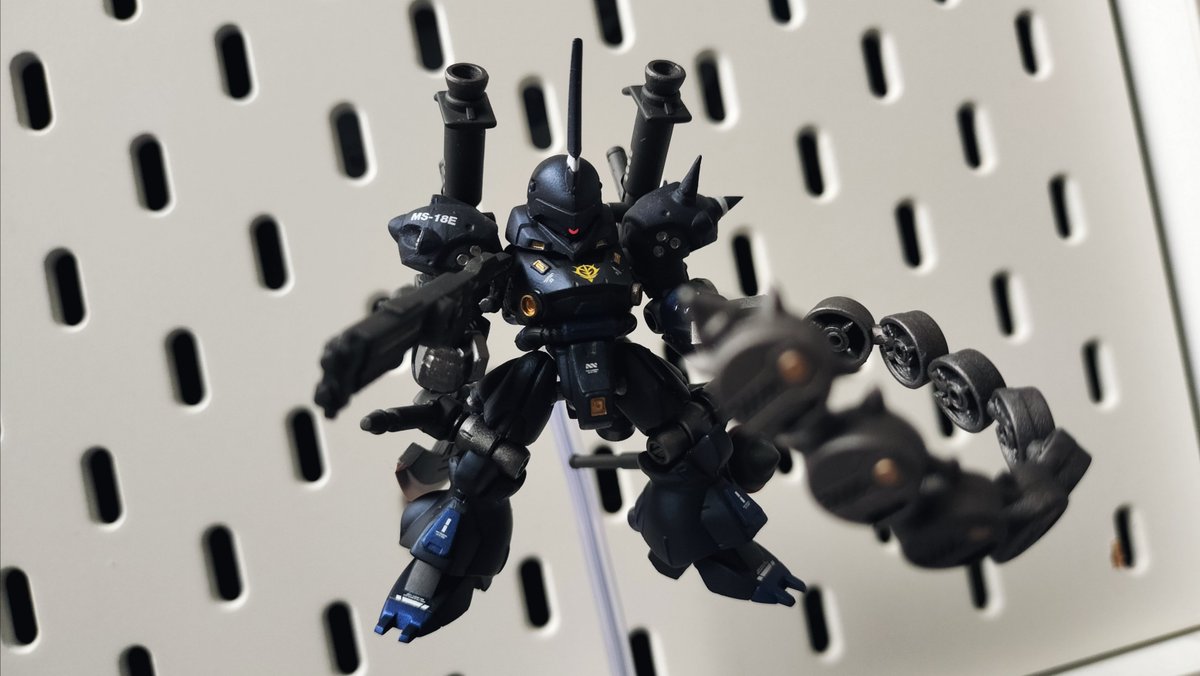 モビルスーツアンサンブル ケンプファー 全塗装 完成品 モビルスーツアンサンブル ケンプファー｜ガシャポン魂さんのガンプラ