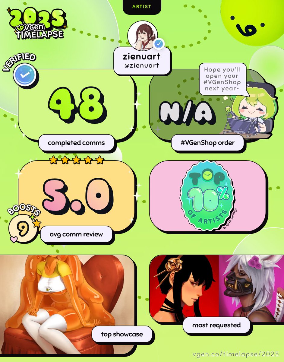 zienuart's tweet image. 💚💚💚 #2025VGenTimelapse