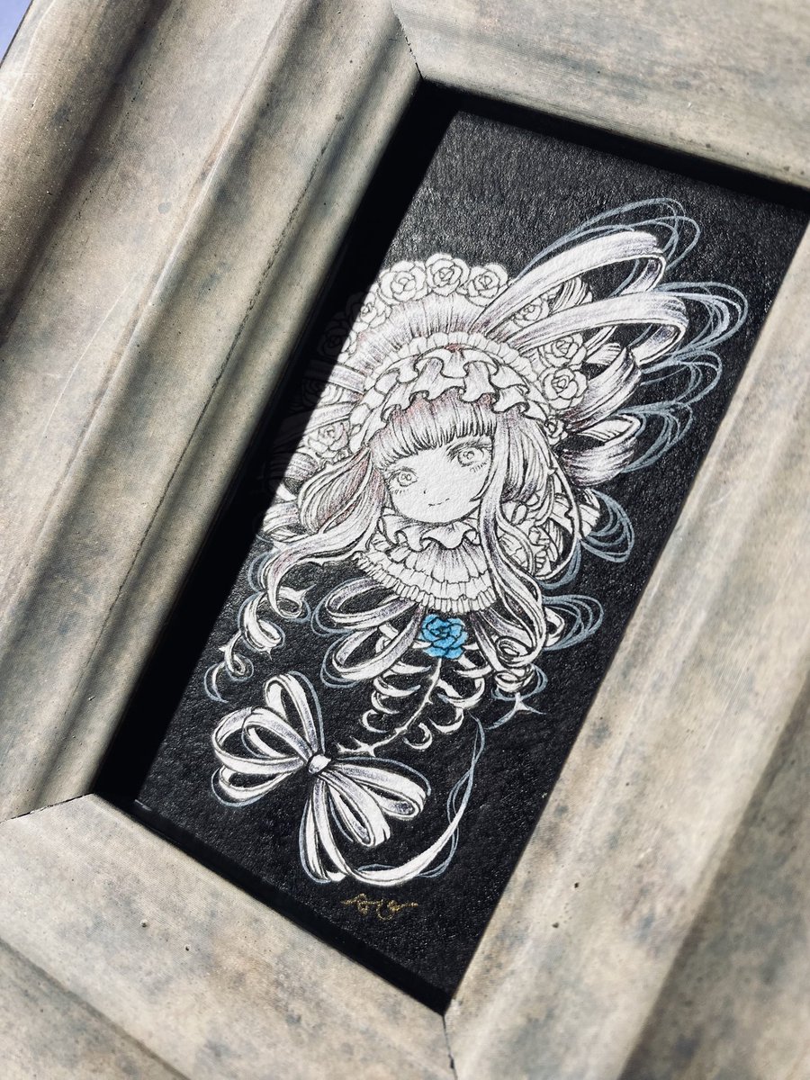 ミニ個展、本日３日目です☔️
小さな作品たちを、ゆったりご覧いただけたら嬉しいです。
本日も19:00まで！