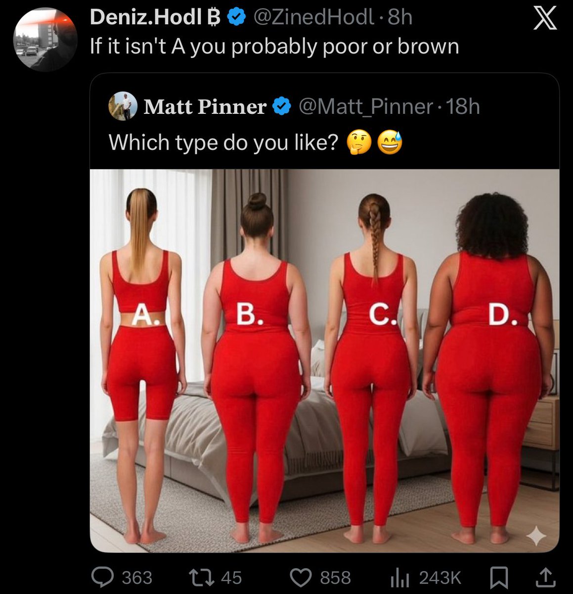 HunterBidenBWC's tweet image. There’s absolutely nothing wrong with liking or preferring skinny girls, but signaling this hard that you love skinny girls is the RW Twitter equivalent of a redditor signaling their love of muscle mommies for upvotes; this is safe horny for chuds.
