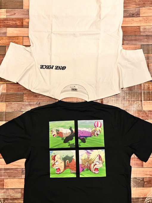 再入荷】 Tシャツ ゾロ＆サンジ WHITE size：M/L 各4,400円（税込