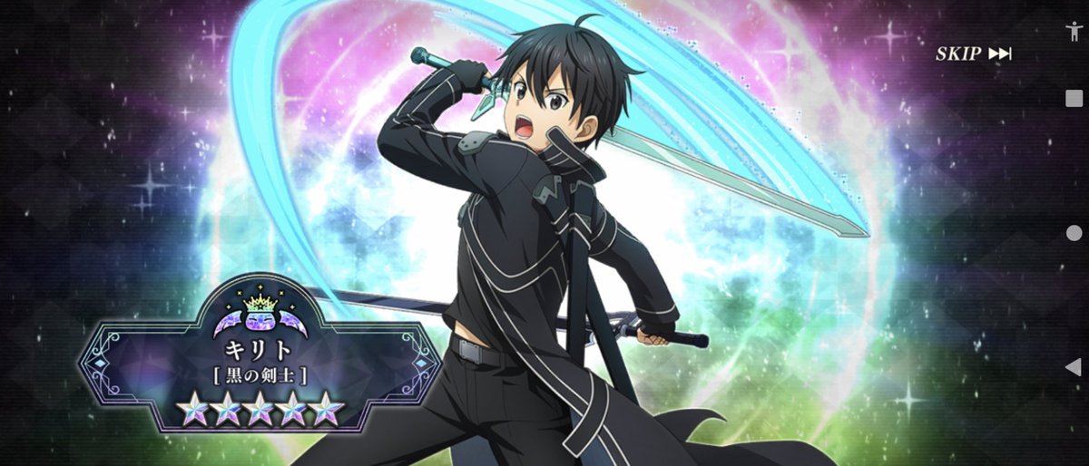 まおりゅうの方…大勝利しました キリトくんとの交流後にキリトくん来た