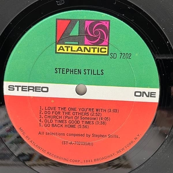 良好品!! 初版 BROADWAYリム USオリジナル STEPHEN STILLS 1st ('70