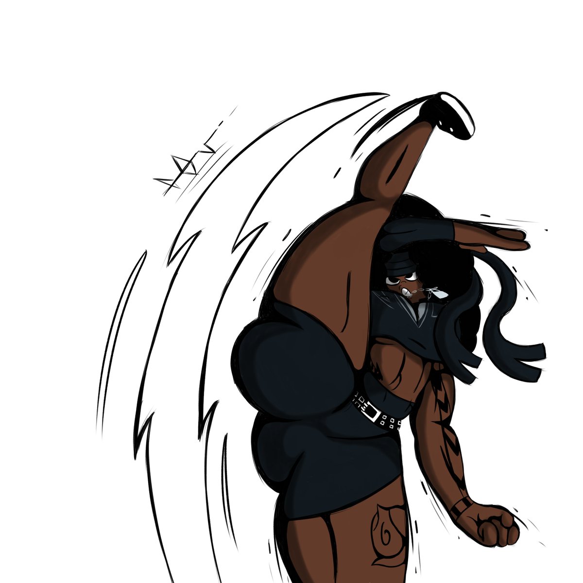 Turning my Roblox avatars into OCs is pretty fun. This is Cjay!