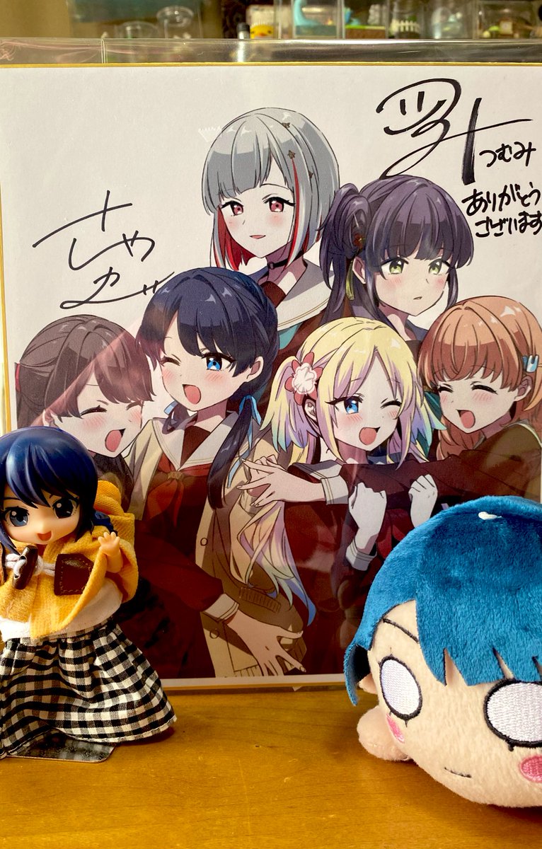 み*む様 ★直筆 カラー設定資料　ガールズ＆パンツァー：ツチヤ 土屋夢屯 額装入 み*む様 ☆直筆 カラー設定資料 ガールズ＆パンツァー：ツチヤ 土屋夢屯