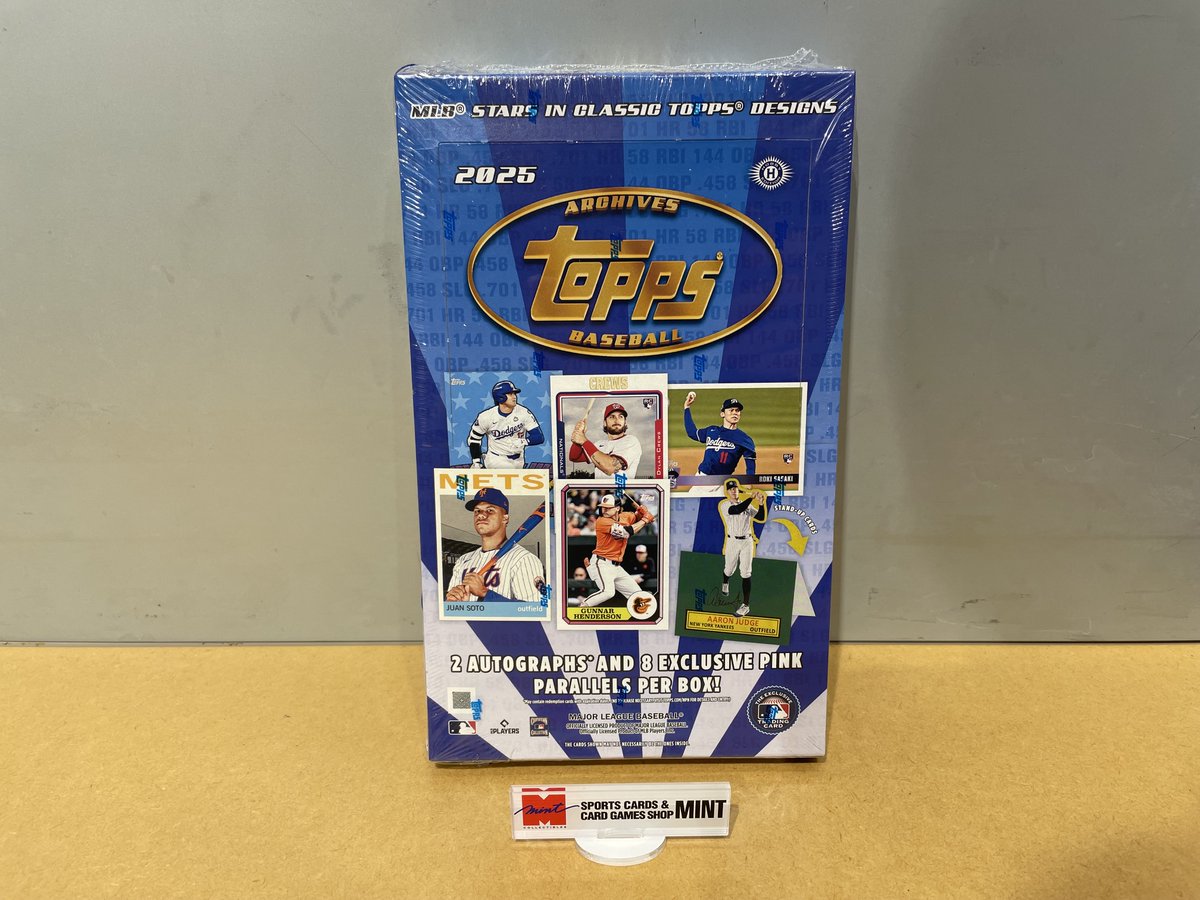 MINT新宿 新商品情報】 ⚾MLB 2025 TOPPS ARCHIVES BASEBALL HOBBY