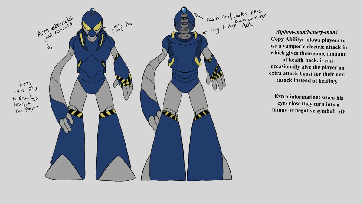 JumpyKit's tweet image. suction cup robot master design! 
#MegaManDO #DesignARobotMaster