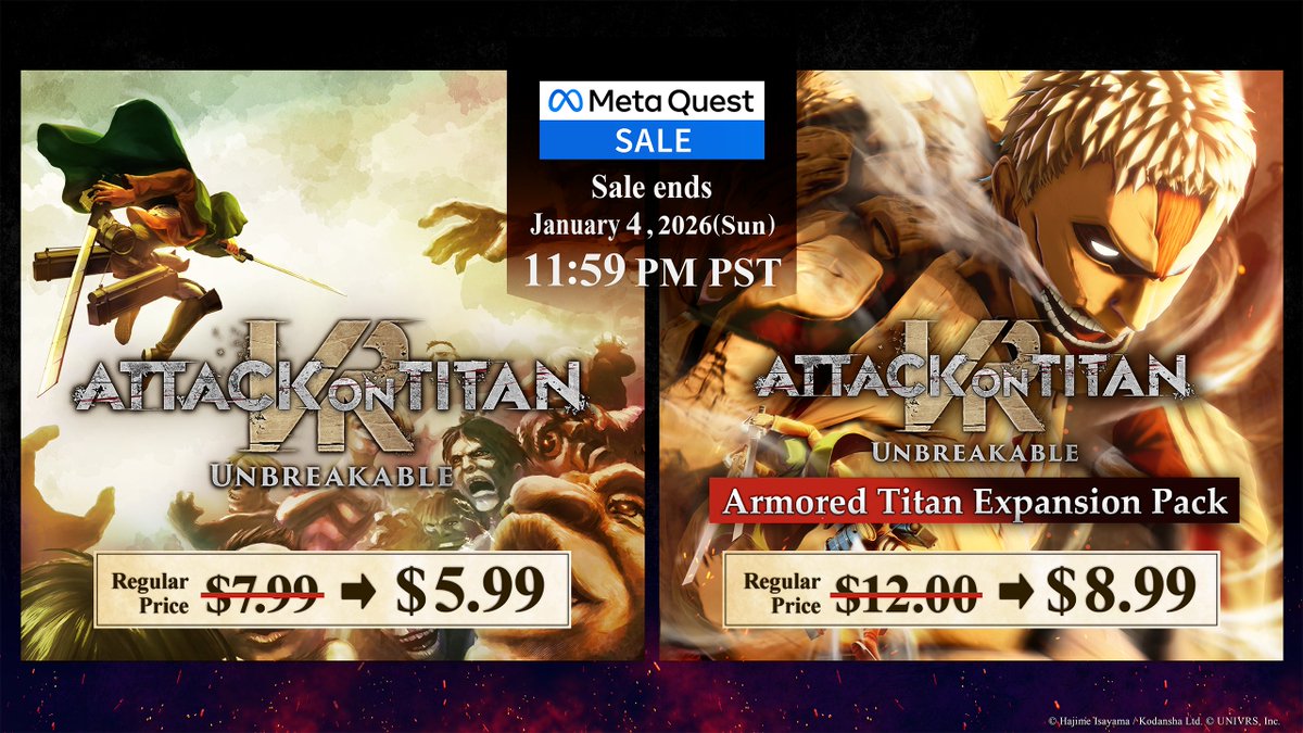 Attack on Titan VR: Unbreakable tweet media