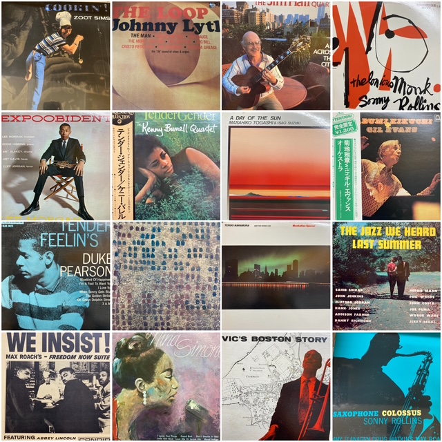 新入荷のジャズLPを約100枚追加、最新入荷コーナー総入れ替えしてい