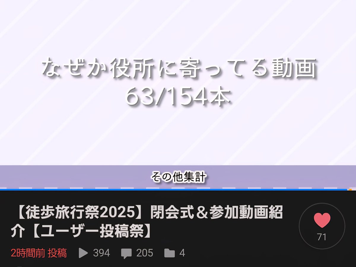 光栄なことに私の動画もこの63本の中に入っていると思います笑
しかし東京探訪の出発地点を役所と定めたのは役所登庁祭なるものの存在をまだ知らなかった頃……
最初から思考がこの界隈に適していたということでしょうか()