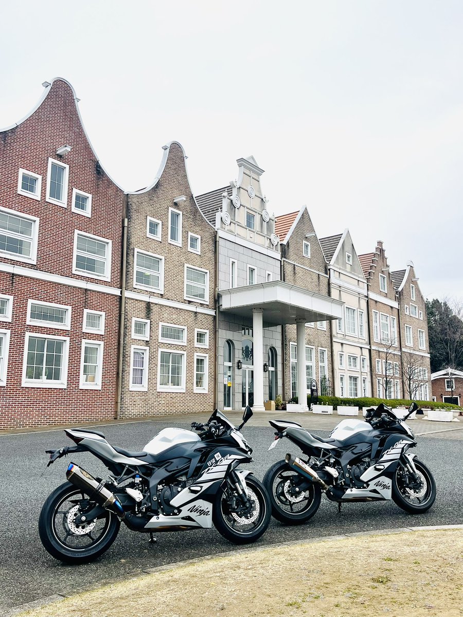 rさま確認ページ♡ 大岡市民活動センターにきたよ☺️👍 まるで海外みたい😆 #ZX4R #ninja