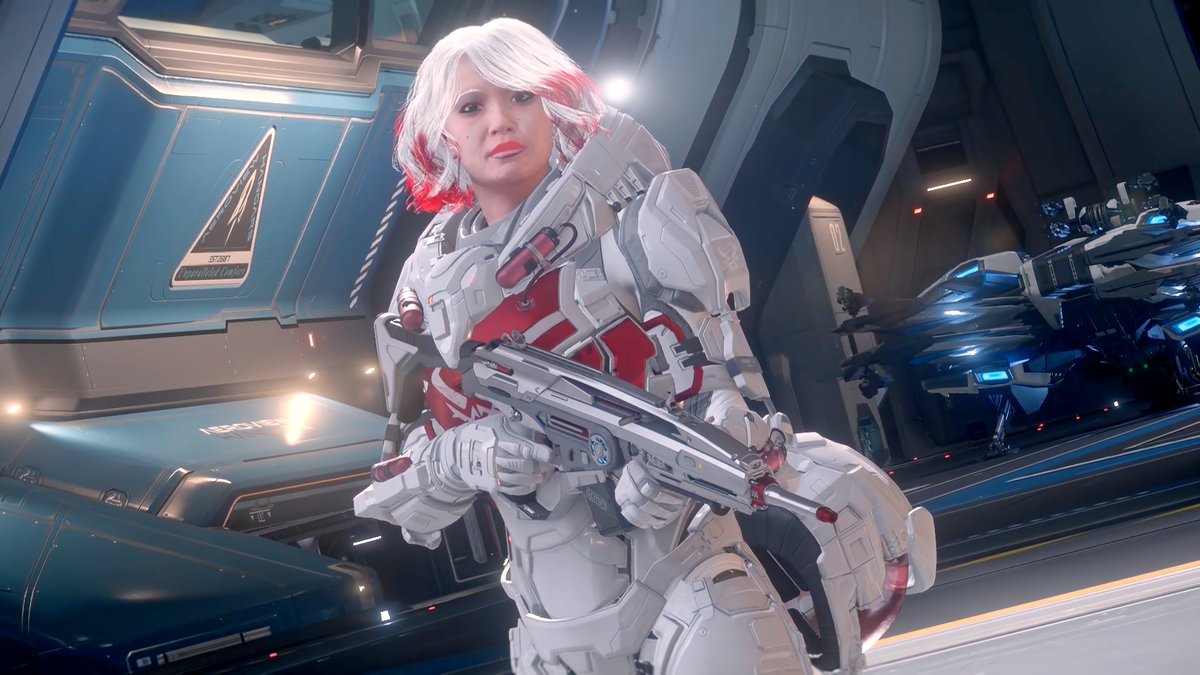 Attach your helmet to your hip in #StarCitizen with Left Alt + H