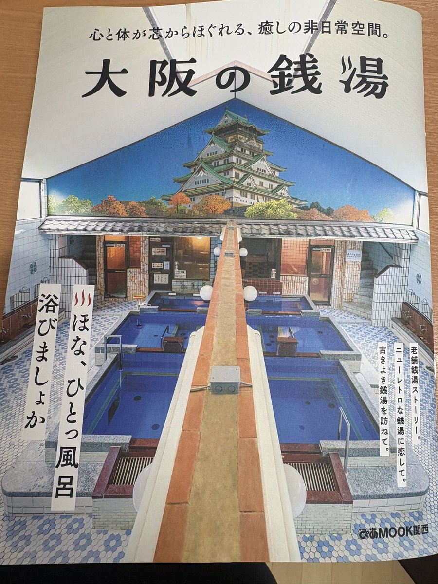 大阪の銭湯 12月22日発売です。 めちゃいい湯♨️があちこちで沸いて